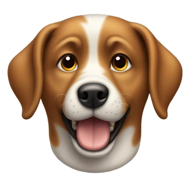 dog tilting head sticker