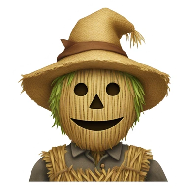 strawman scarecrow sticker
