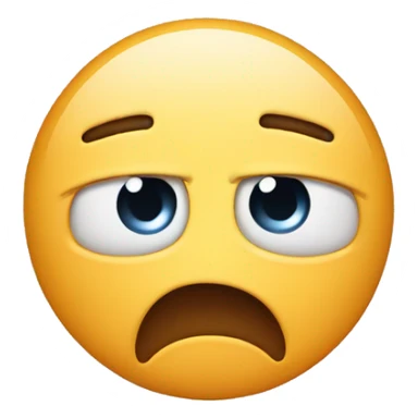 flushed face emoji crying sticker