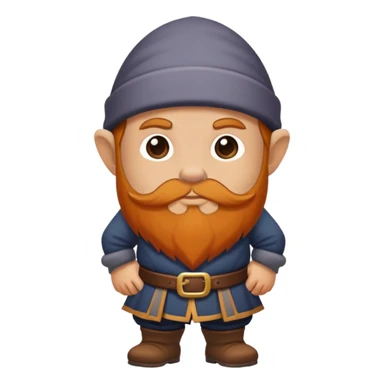 A dwarf standing sticker