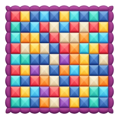 patchwork quilt sticker