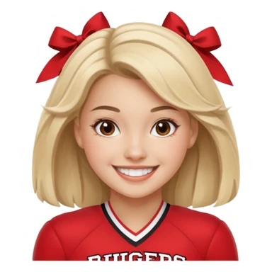 Rutgers Cheerleader sticker