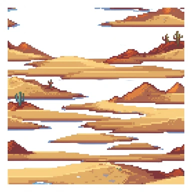 sunny desert landscape with rolling sand dunes sticker