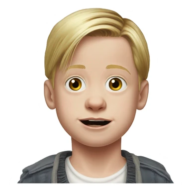 macaulay culkin child from Home Alone realistic sticker