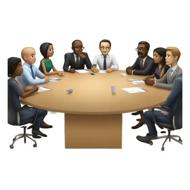 10 people at  ameeting sticker