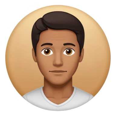 Brian White (Actor) with dark brown hair sticker