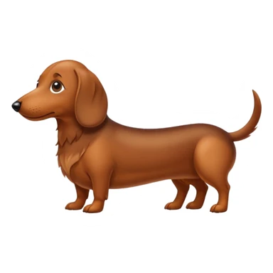 Wiener dog sticker