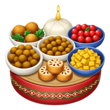 romanian christmas food sticker
