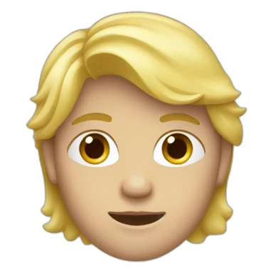 Garçon blond qui est à l’hôpital sticker