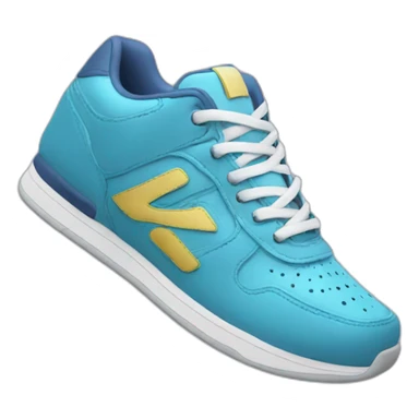 a form and a sneaker morphing into 1 new item sticker