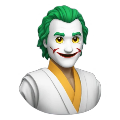 the joker in judoka sticker