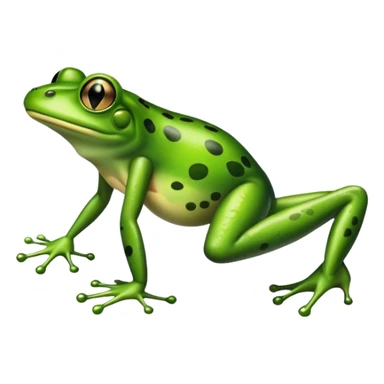 Frog wearing high heels sticker