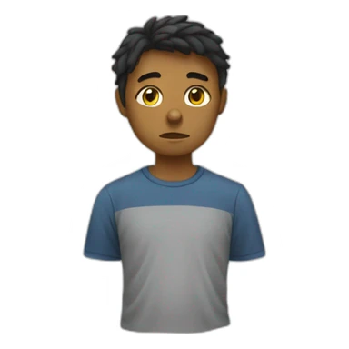 Sad hse student sticker