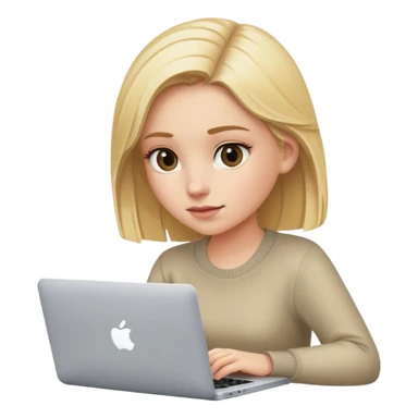 emojis.com девушка-блондинка-работет-за-macbook-it-.png sticker