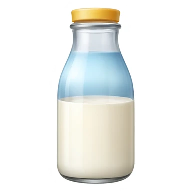 Baby milk bottle sticker