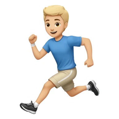 Running to brunch sticker