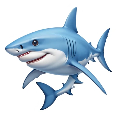 Shark whearing Jordan sticker