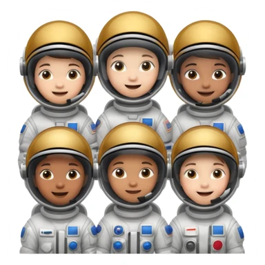 Astronaut Kids sticker