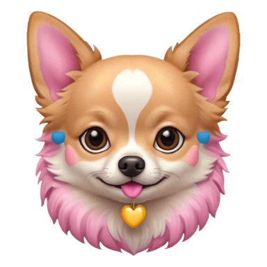 Chihuahua in pink  sticker