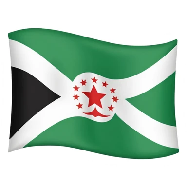 Just do a simple flag I want to put in my bio. Have u seen the panjshir flag do that it’s not in the emojis but make it exactly like the picture don’t add anything else. something on the middle search it up and make it in a shape of flag like the emojis no it’s goes like green on  sticker