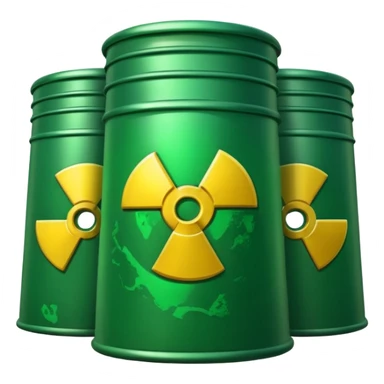 nuclear waste sticker