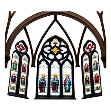 interior of a church sticker