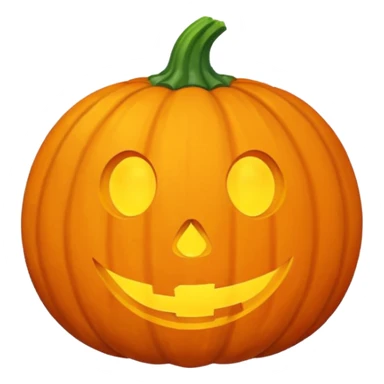 Pumpkin ball sticker