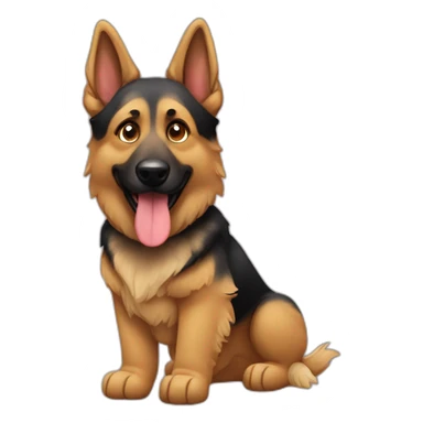 berger allemand sticker