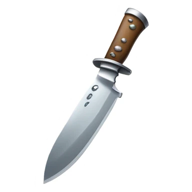 Knife smiling while crying  sticker