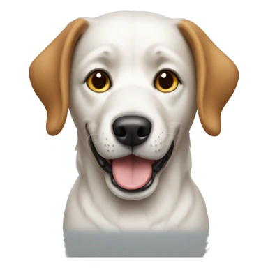 Machine-Friendly Dog sticker