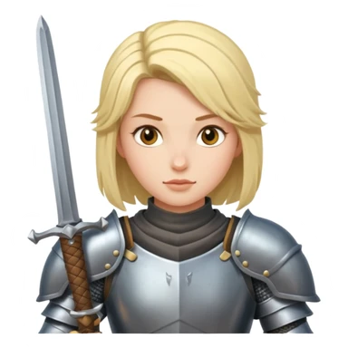 women knight girls sticker