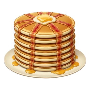 pancakes with meat sticker