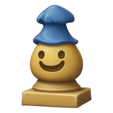 meeple pawn from carcassonne board game sticker
