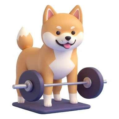 shiba inu at ggym sticker