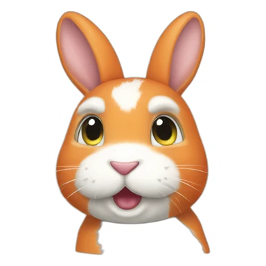 Lapin carotte sticker