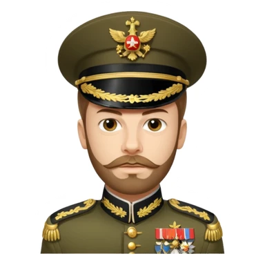 Nicholas II, Russian tsar,  sticker