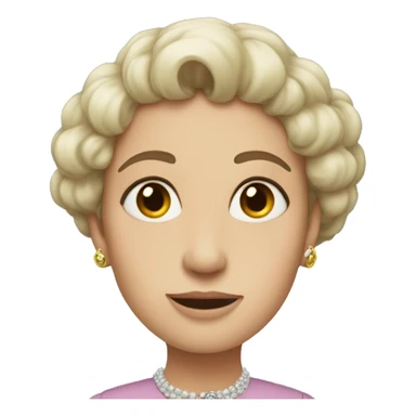 Elizabeth the second sticker