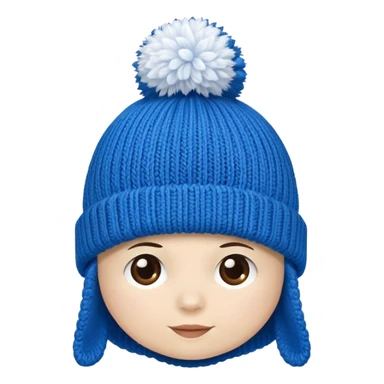 winter hat no human sticker