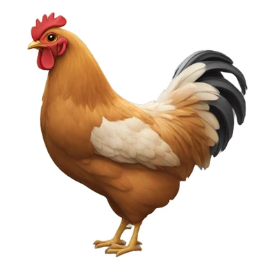 Un noir qui mange du poulet sticker