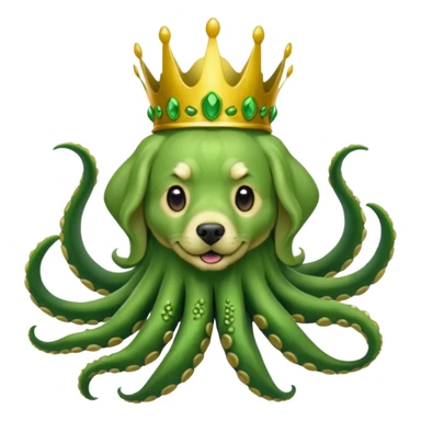 golden retriever cthulu sticker