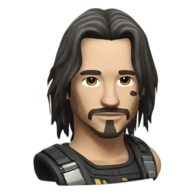 Johnny Silverhand from Cyberpunk 2077 sticker