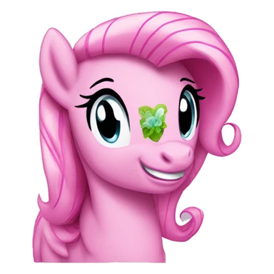 full size pink my little pony  sticker