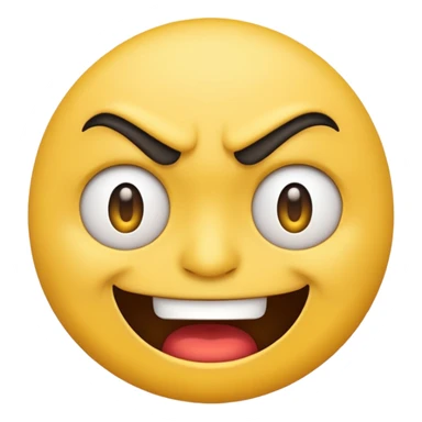 Angry smirk emoji google  sticker
