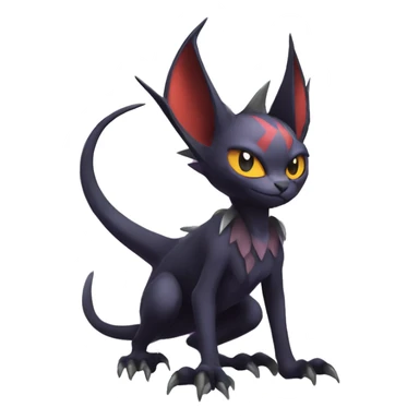  Kawaii Edgy Cool Beautiful Noivern-Nargacuga-Litten-Bat-Cat full body sticker