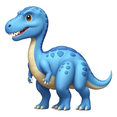 light blue 공룔 sticker