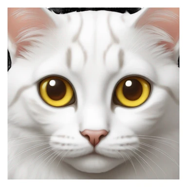 heterochromia cat sticker
