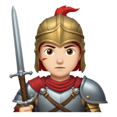 kalkan savaşçı sticker