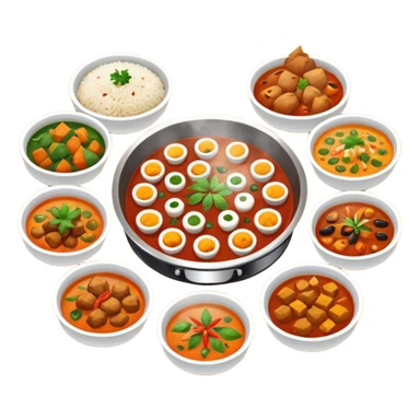 home cooked indian food sticker