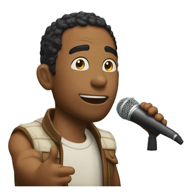 Chico mulato cantando  sticker