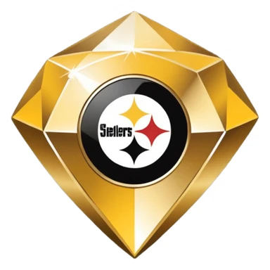 Pittsburgh Steelers three diamond logo  sticker